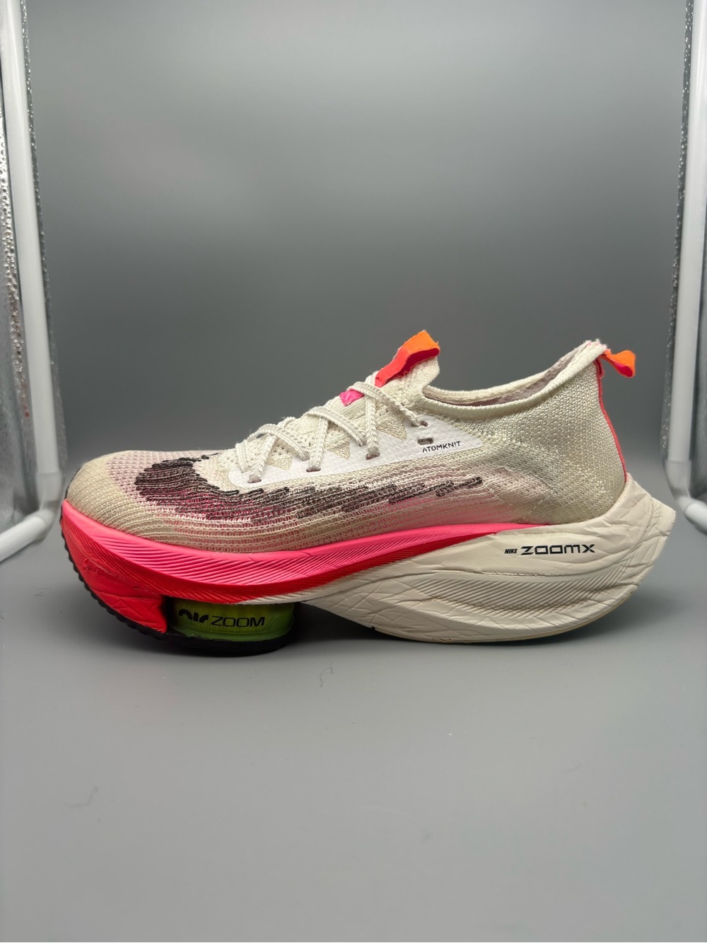 Nike | Air Zoom Alphafly Next% Running Shoes - White Pink ; Womens 6.5